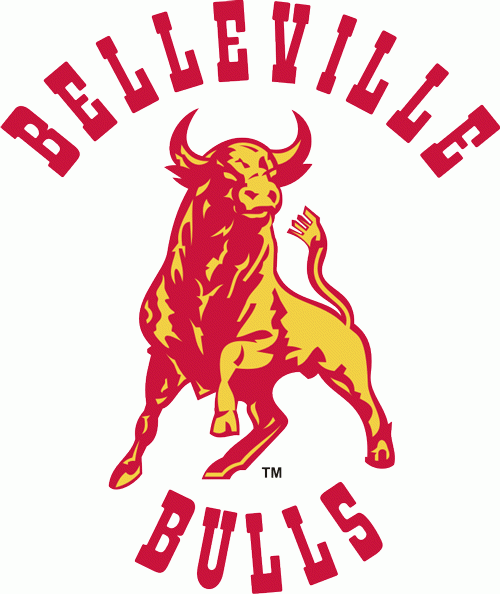 Belleville Bulls 1981-1997 primary logo iron on heat transfer
